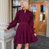 Parkin Dress Bordeaux - Mbym