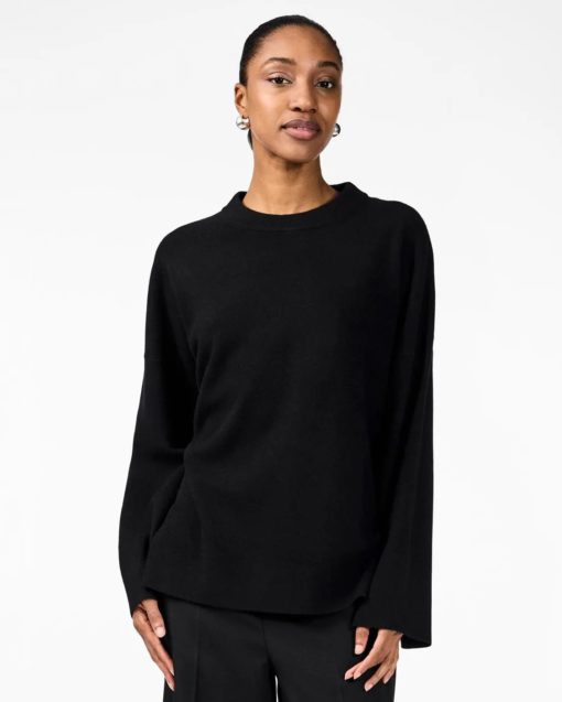 Yasemilie Knit Pullover Black - Yas