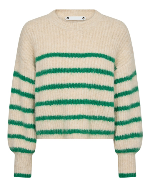 Coralie Stripe Knit Green - Co'couture