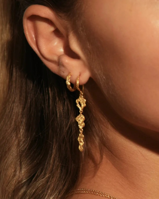 Luna Earrings Gold - Sistie