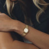 Retro Mesh Gold Watch - Mockberg