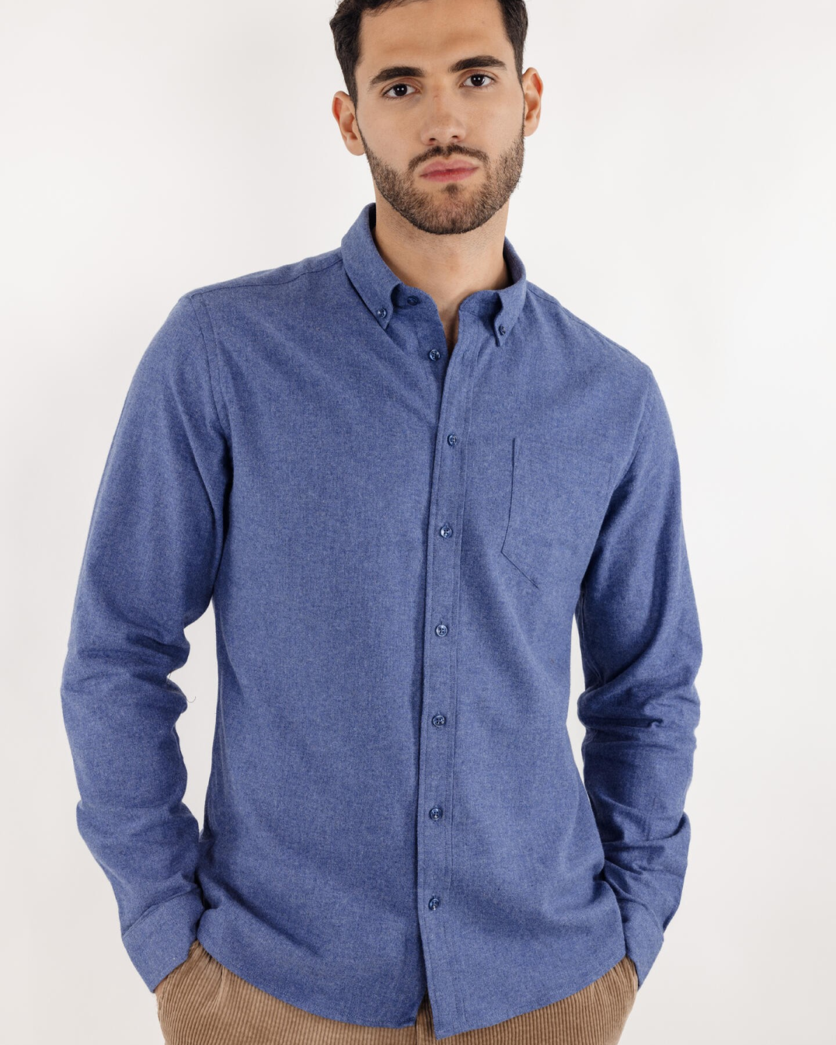 Franz Shirt Denim Blue - Urban Pioneers