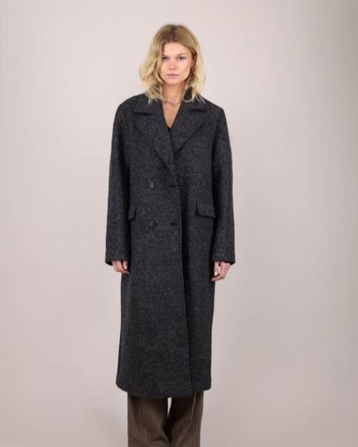 Xandra Coat Charcoal - Urban Pioneers