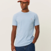 Nørregaard T-shirt Bel Air Blue Melange - Les Deux