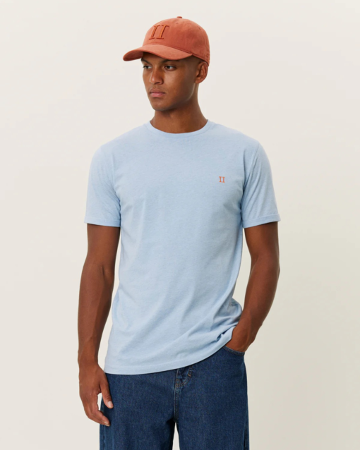 Nørregaard T-shirt Bel Air Blue Melange - Les Deux