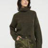 Alpha Rollneck Olive Melange - Gestuz