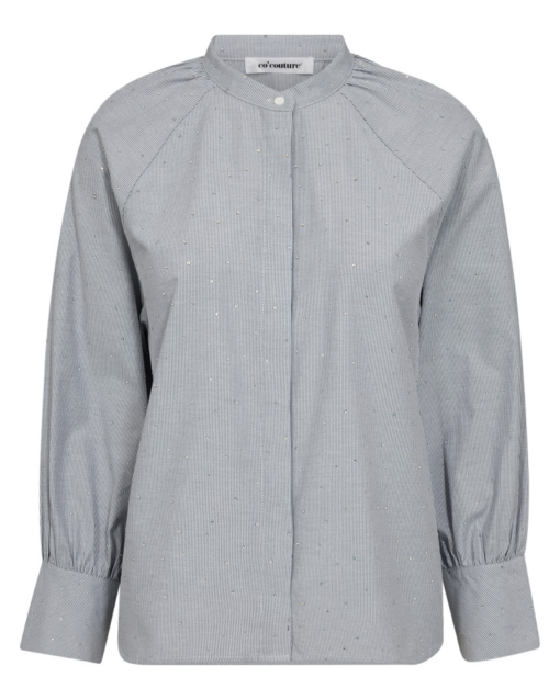 Gem Stripe Shirt Light Grey - Co´Couture