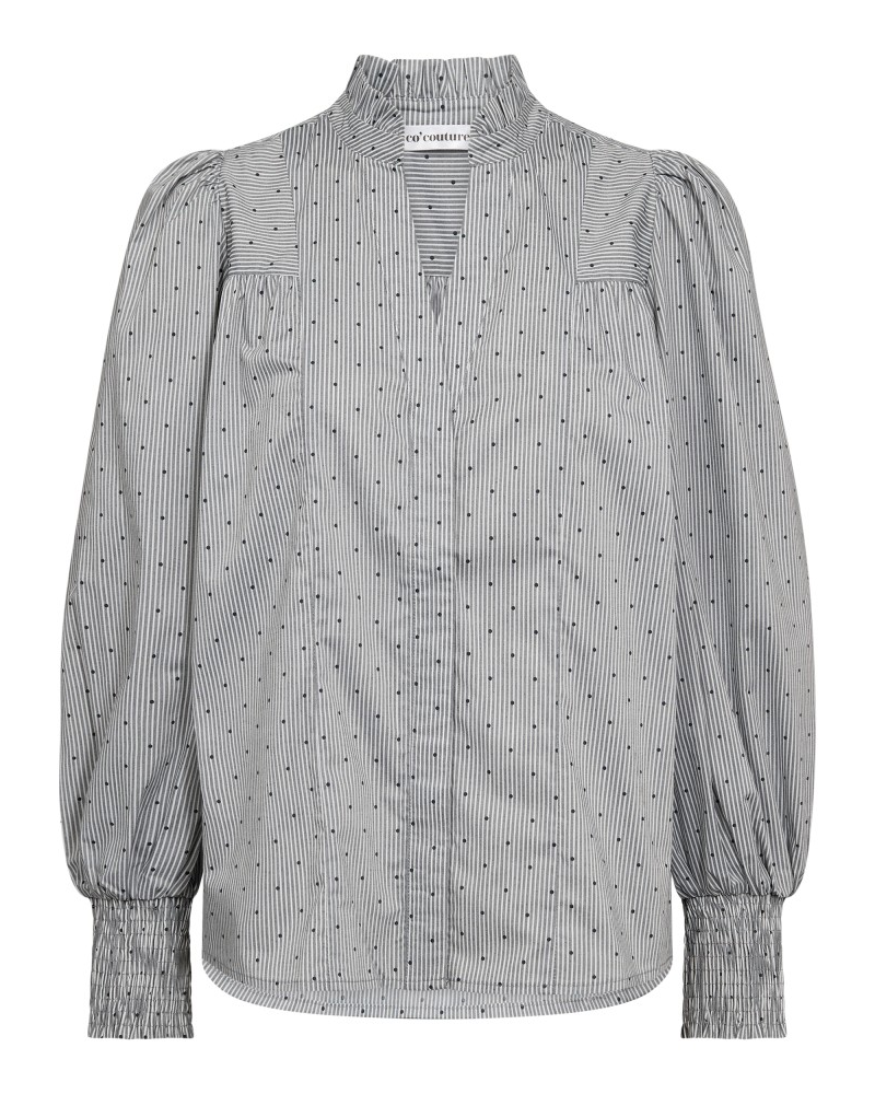 Stripe Dot Petra Shirt - Co'coture