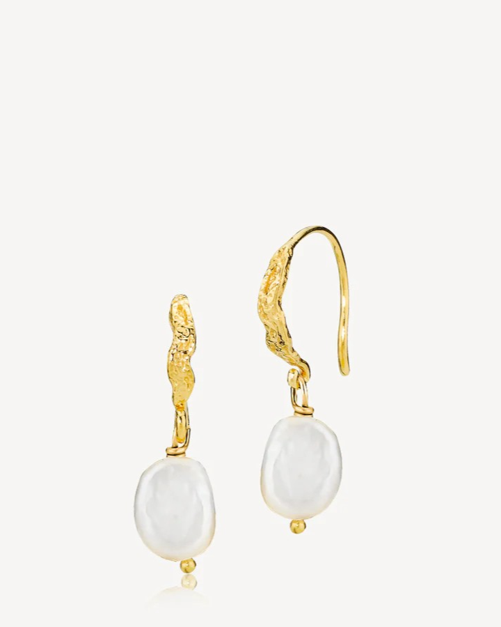 Rosa Earrings Gold - Sistie