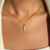 Pendant Necklace Gold - Silke X Sistie