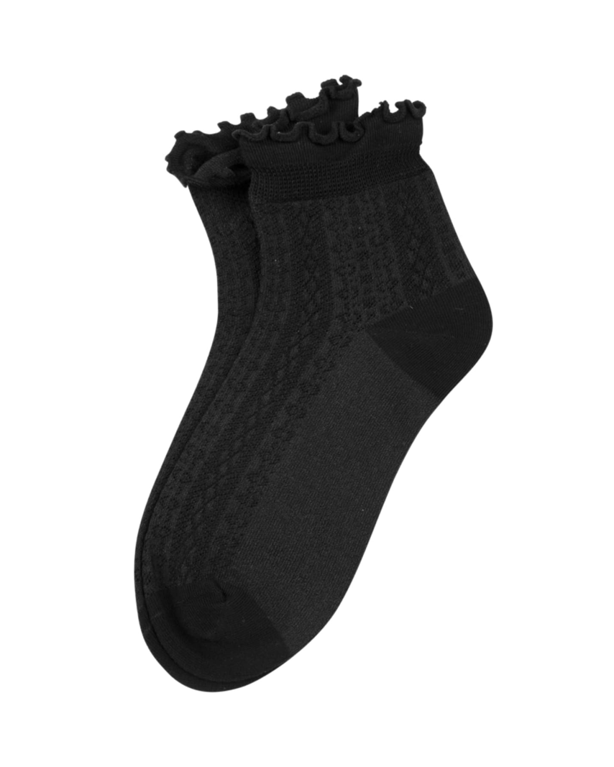 Emma Ankle Socks Black - Sui Ava