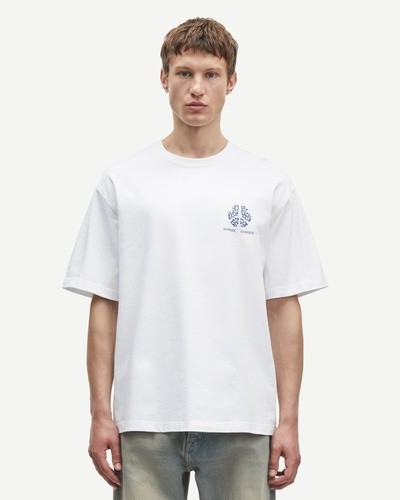 Sajournal T-shirt White Peace - Samsøe Samsøe