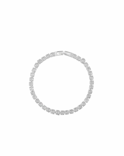 Crystal Tennis Bracelet Silver - Orelia