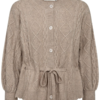 Row Cable Tie Cardigan - Co`Couture