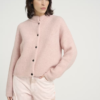 Alpha Short Cardigan Rose Grey Melange - Gestuz