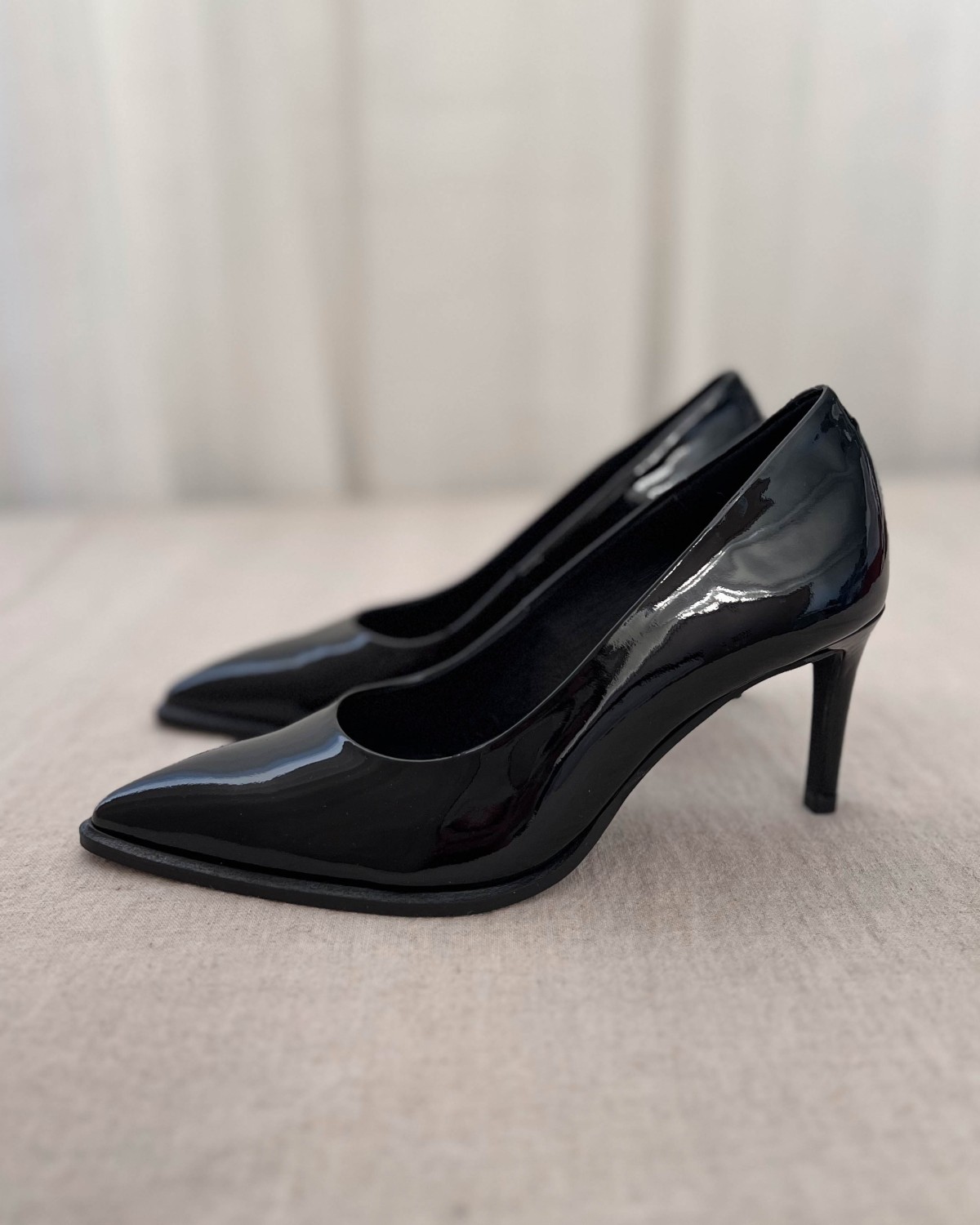 Kamilla Patent Black - Pavement