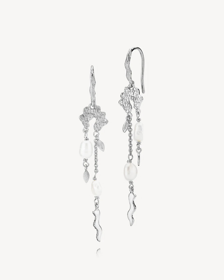 Rosa Earrings Silver - Sistie