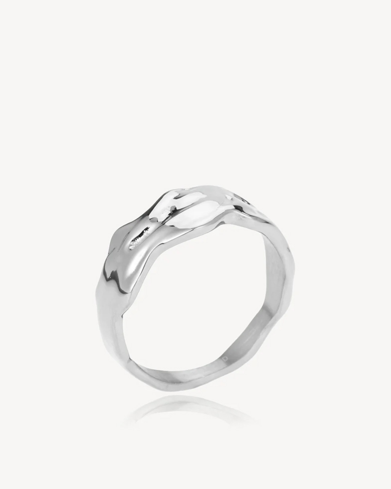 Wavy Ring Silver Plated - Sistie 2nd