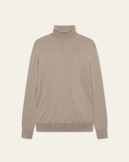 Greyson Rollneck Merino Knit Dark Sand - Les Deux