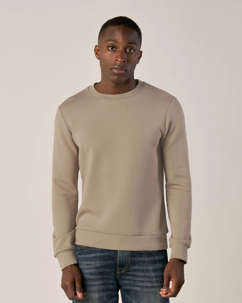 Abel Crew Neck Soft Knit - Mos Mosh