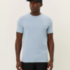 Nørregaard T-shirt Tonal Blue Melange - Les Deux