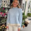 Capella Knit T-Neck Marina - Second Female