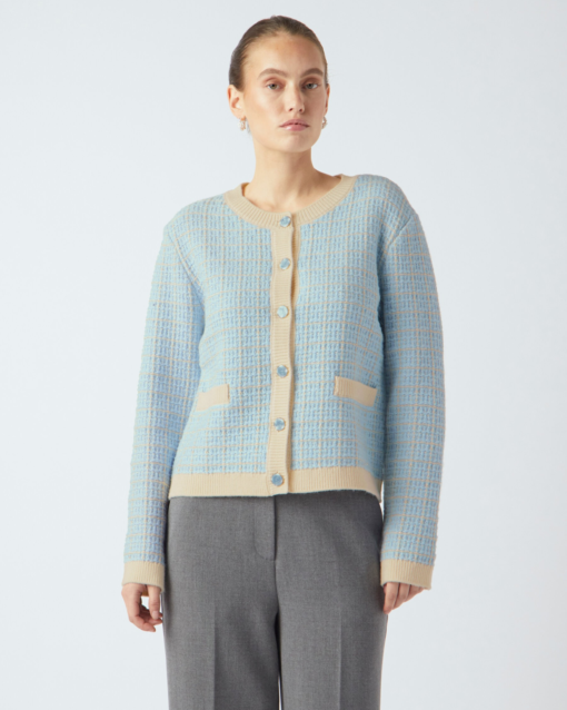 Yaslivia Cardigan Birch/Clear Sky - Yas