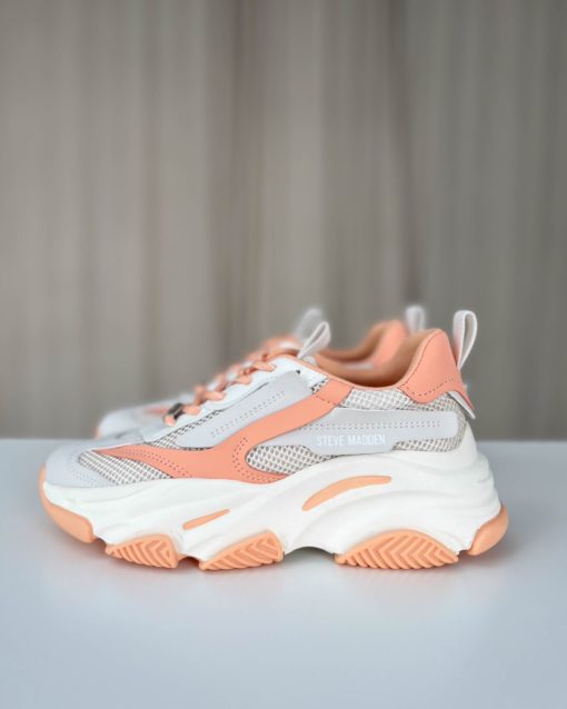 Possession-E Sneaker Peach/Silver - Steve Madden