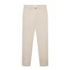 Como Reg Cotton Suit Pants Light Sand - Les deux
