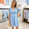 Corina Dress Light Blue - Urban Pioneers
