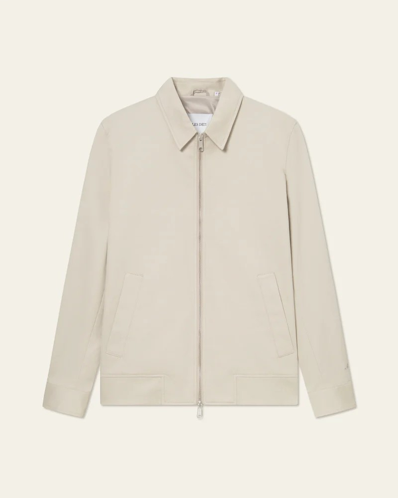 Como Cotton Coach Jacket Light Sand - Les Deux