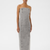 Zauma Long Dress Grey Wah - Gestuz