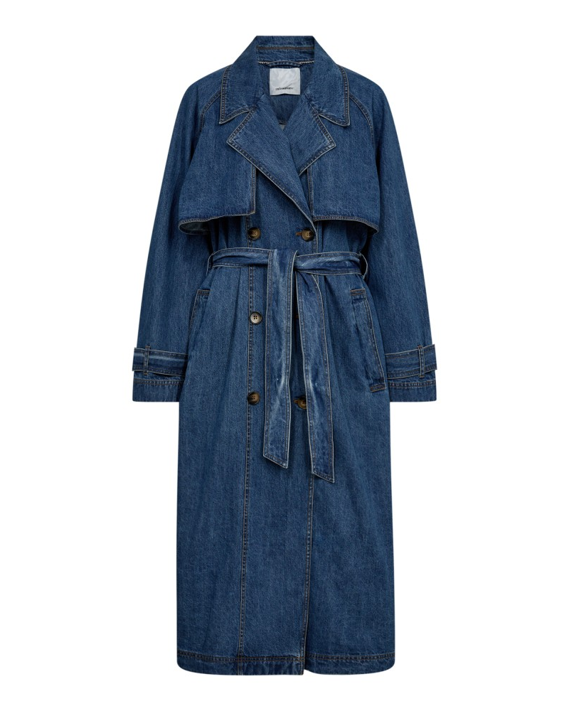 Delina Denim Trench Coat - Co'couture