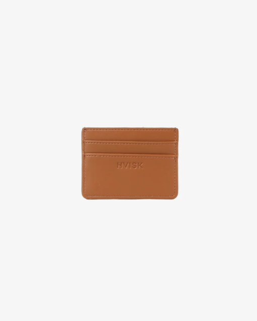 Cardholder Soft Structure Brown Caramel - Hvisk