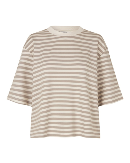 Emrys Tee Stripe Island Fossil/Sugar - Mbym