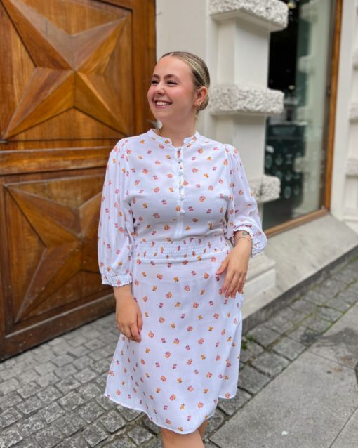 Caroline Short Dress White - Milli&Me