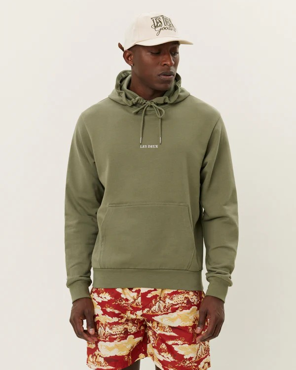 Dexter Hoodie Lichen Green - Les Deux