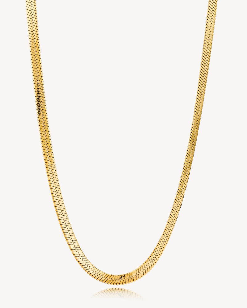 Snake Necklace Gold - Sistie 2nd
