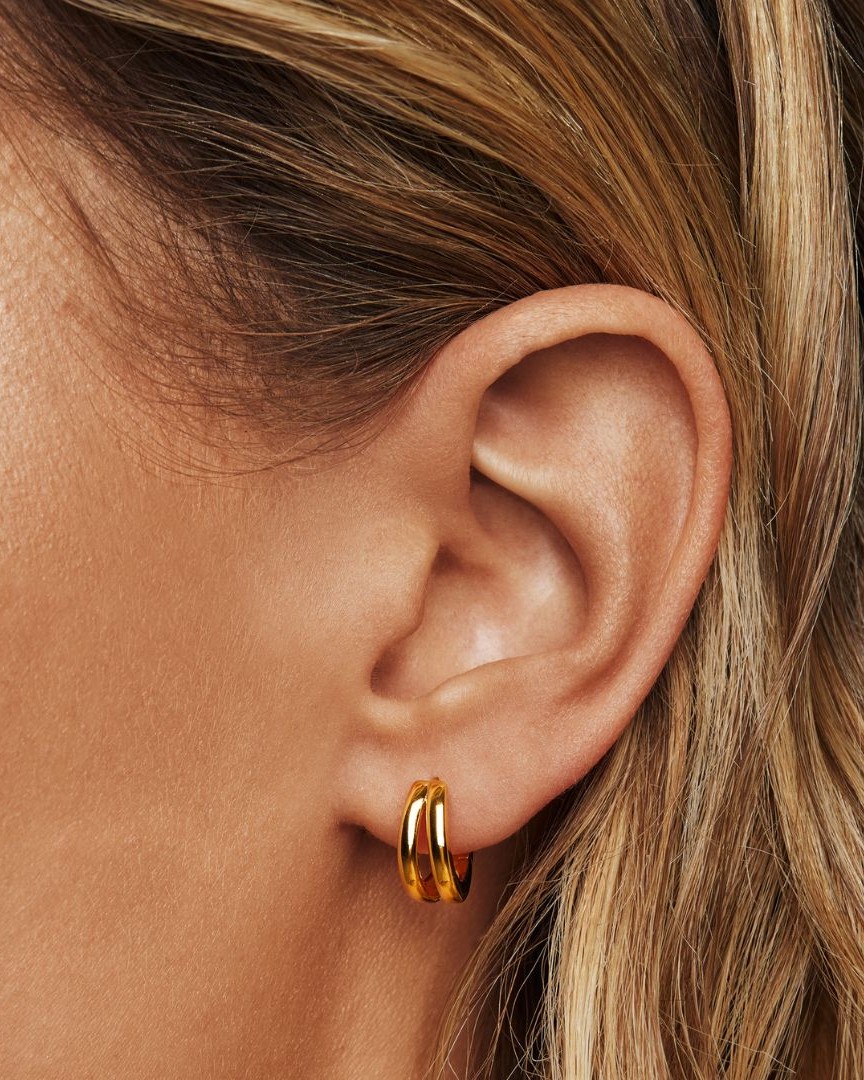 Donna Earrings Gold - Sparv