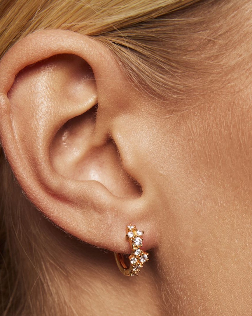 Petite Twilight Earrings Gold - Sparv