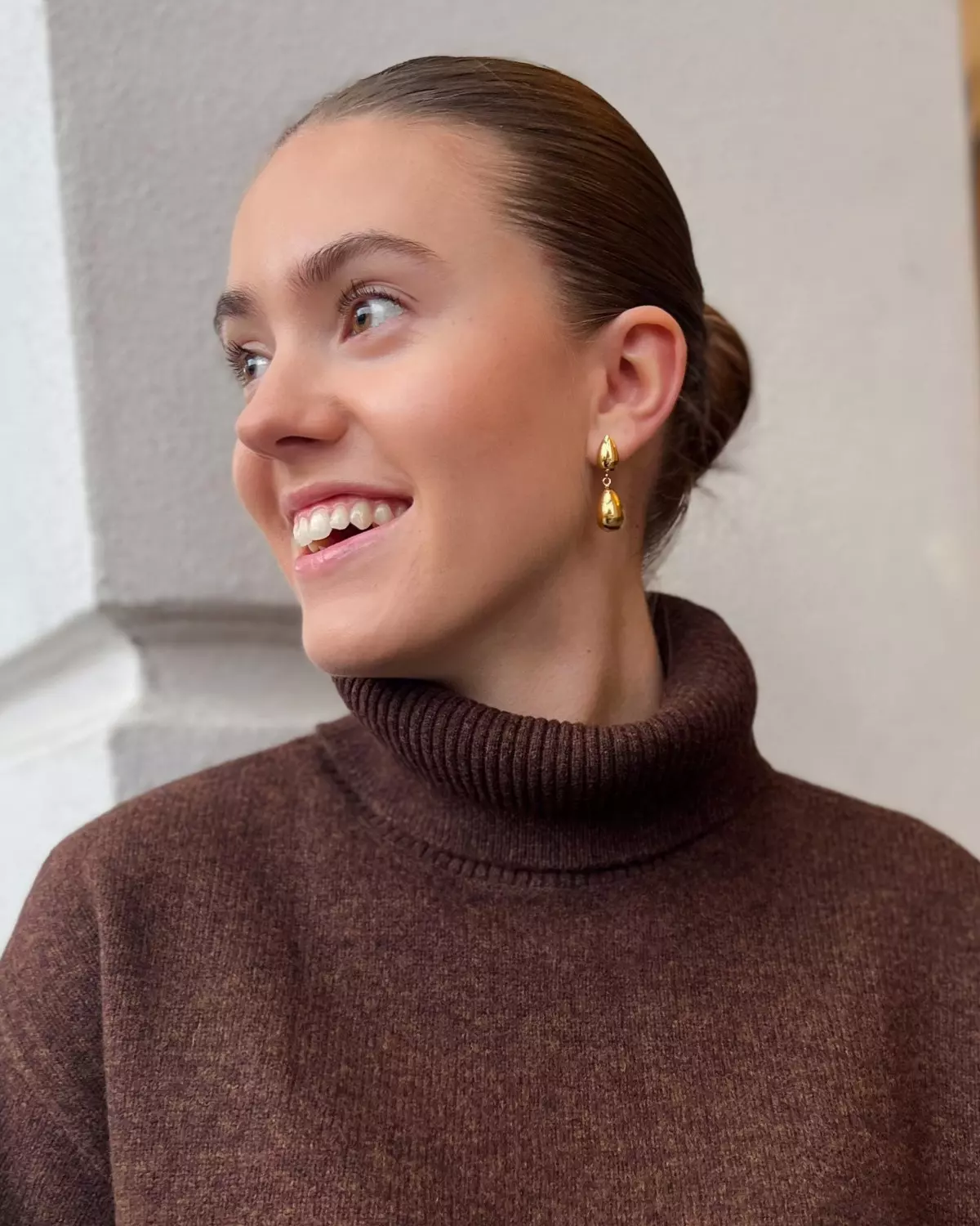 Drops Double Earrings Gold - Sistie 2nd