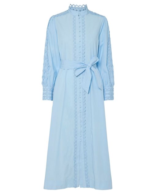 Yasyamina Long Shirt Dress Clear Sky - Yas