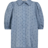 Dottie Shirt Dusty Blue - Co`Couture