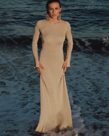 Meline Dress Gold - Urban Pioneers