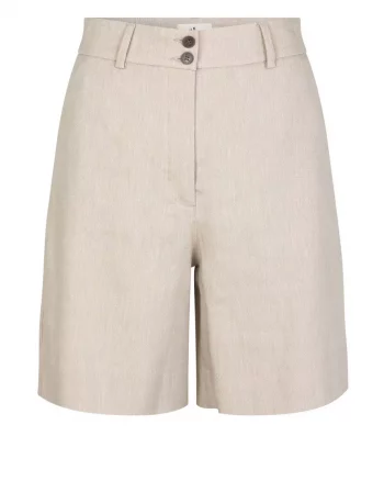Laura Midi Shorts 769 Sand Linen - Five Units