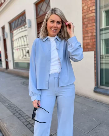 Cammia Shirt Steel Blue - MbyM