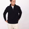Jorge Half-Zip Dark Navy - Urban Pioneers