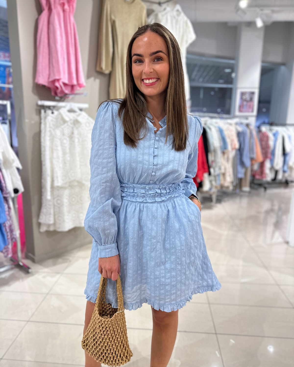 Selene Dress Light Blue - Urban Pioneers