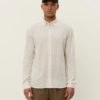 Konrad Stripe Structure Shirt Ivory - Les Deux