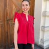 Gemala Blouse Red Candy - MbyM